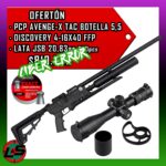 PACK Avenge-X TAC Botella cal.5,5 + Discovery FFP + JSB