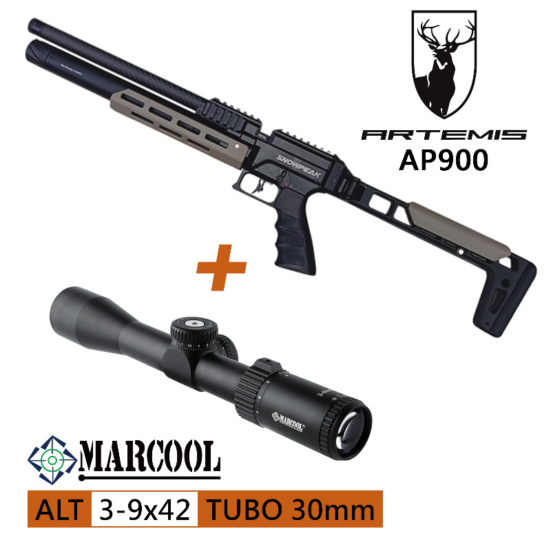 Artemis AP900 + Marcool 3-9x42 PACK PCP AP900 cal.5,5 + Marcool 3-9X42 - Imagen 1